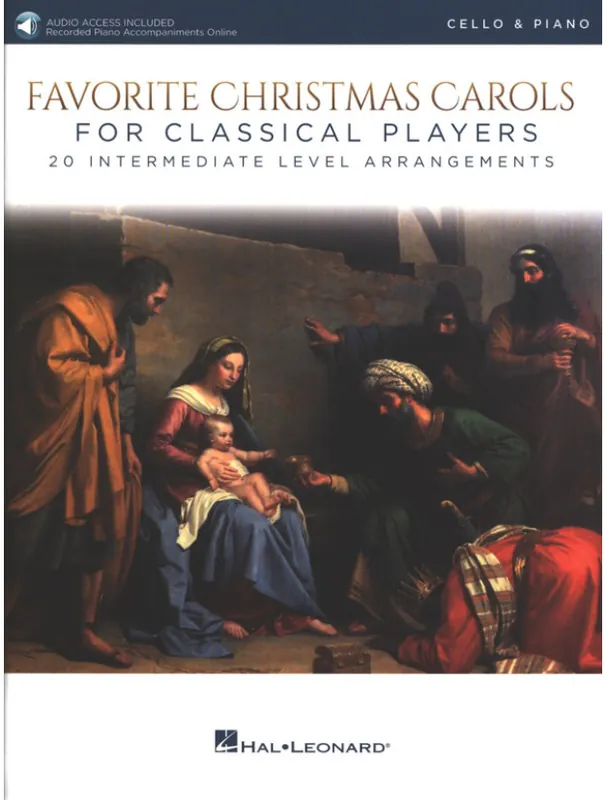 Výprodej Favorite Christmas Carols for Classical Players (noty na violoncello, klavír) (+audio)