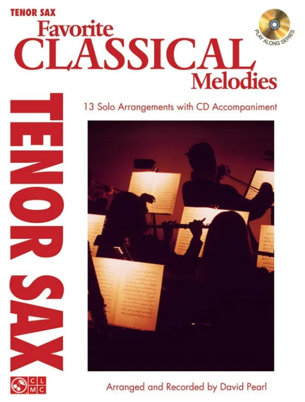 Levný Favorite Classical Melodies (noty na tenorsaxofon) (+audio)