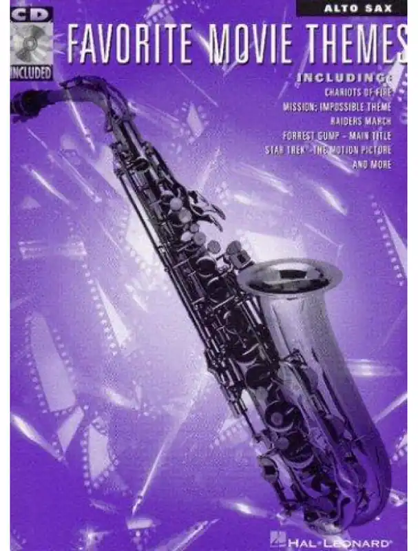 Expresní Doručení Favorite Movie Themes for Alto Sax (noty, altsaxofon)