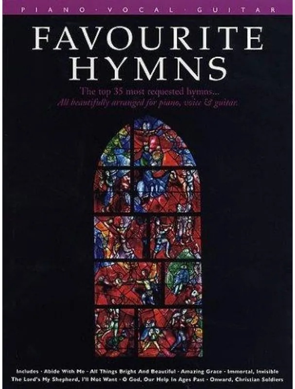 Nakupujte Hned Favourite Hymns (noty na klavír, zpěv, akordy na kytaru)
