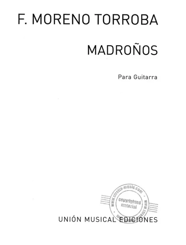 Federico Moreno Torroba Madronos (noty na kytaru) Oblíbený