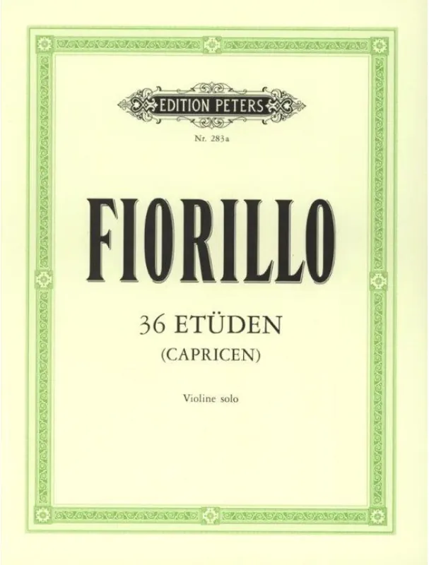 Kup Teď Federigo Fiorillo 36 Etüden / Capricen (noty na housle)
