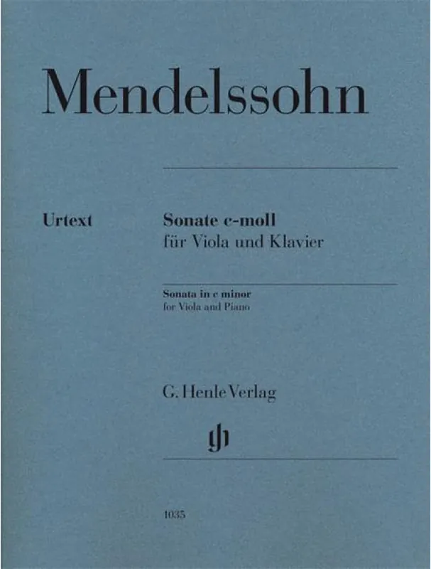 Felix Mendelssohn Bartholdy Sonata in C Minor (noty na violu, klavír) Top Prodej