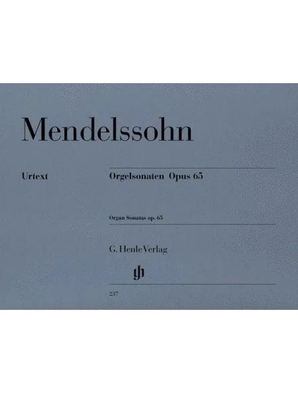 Felix Mendelssohn Organ Sonatas Op.65 (noty na varhany) Kup Teď