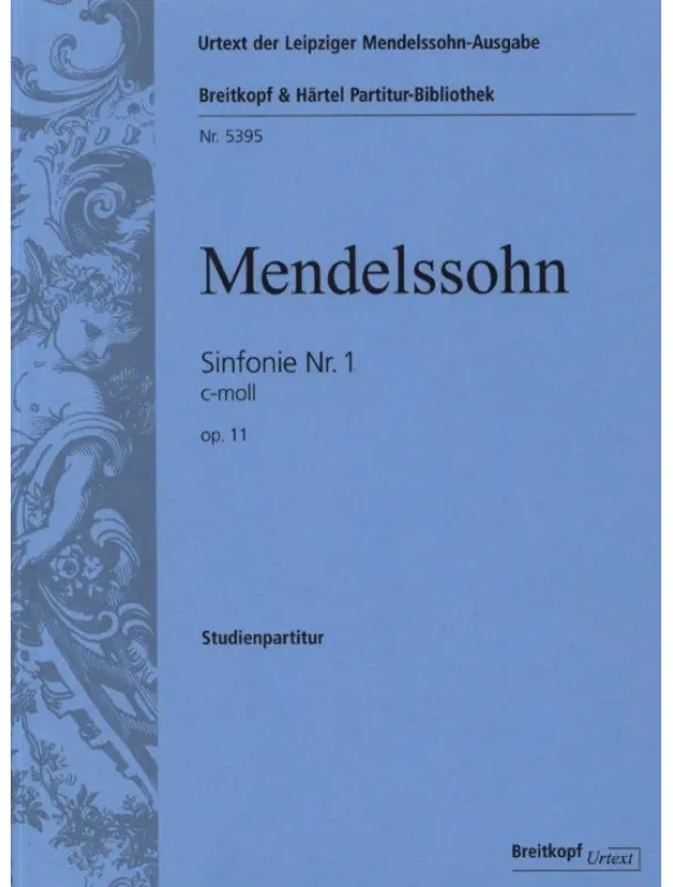 Felix Mendelssohn Symphonie Nr. 1 c-moll op. 11 (noty, partitura) Koupit Online