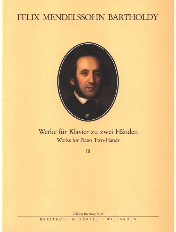 Levný Felix Mendelssohn Works For Piano For Two Hands 3 (noty na klavír)