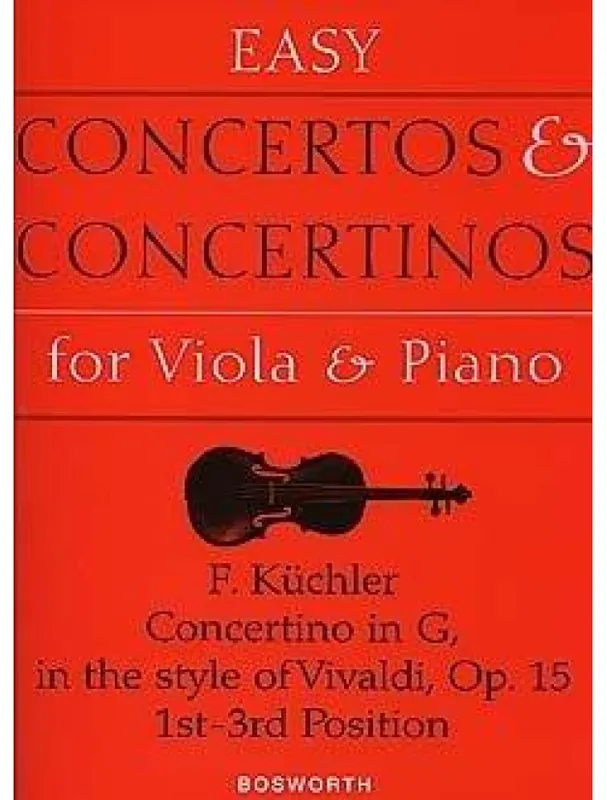 Ferdinand Kuchler Concertino in G Op.15 (noty na violu, klavír) Rychlé Dodání