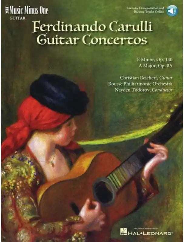 Odeslání Ihned Ferdinando Carulli 2 Guitar Concerti E Minor Op. 14 and A Major Op. 8a (noty na kytaru) (+audio)