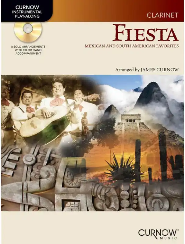 Zlevněný Fiesta Mexican and South American Favorites (noty na klarinet) (+audio)