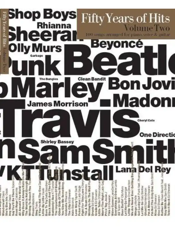Fifty Years Of Hits Volume Two (noty na klavír, zpěv, akordy na kytaru) Hit Sezóny