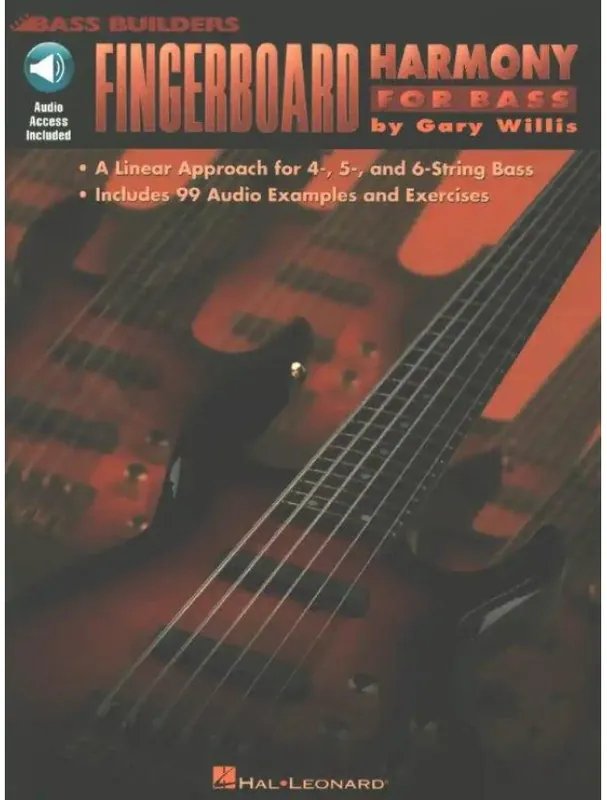 Horká Nabídka Fingerboard Harmony for Bass A linear approach for 4-, 5- and 6- string bass (noty na baskytaru)(+audio)