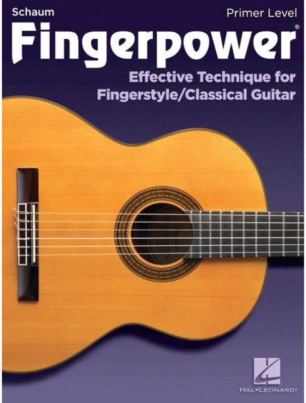 Fingerpower - Primer Level Effective Technique for Fingerstyle/Classical Guitar (noty na kytaru) Vysoce Kvalitní
