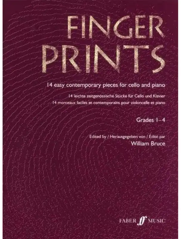 Zlevněný Fingerprints - Cello (noty na violoncello, klavír)