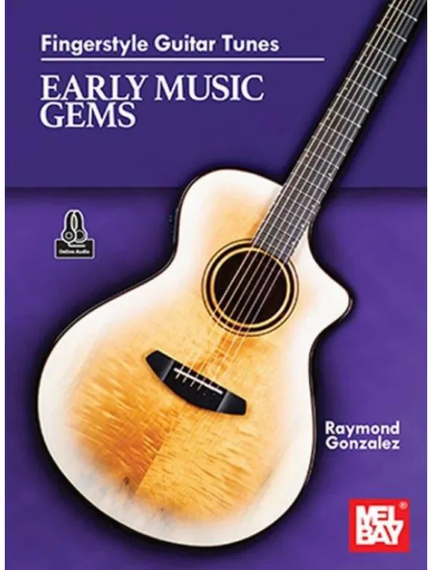 Víkendová Akce Fingerstyle Guitar Tunes - Early Music Gems (noty, tabulatury na kytaru)(+audio)