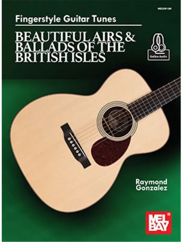 Jen Po Omezenou Doba Fingerstyle Guitar Tunes Beautiful Airs and Ballads of British Isles (noty, tabulatury na kytaru) (+audio)