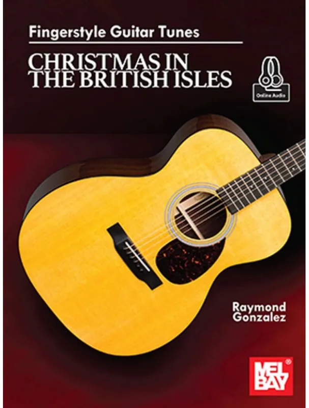 Značkový Fingerstyle Guitar Tunes Christmas in the British Isles (noty, tabulatury na kytaru) (+audio)