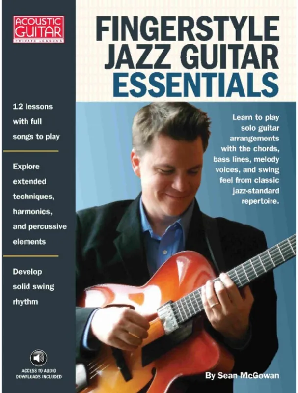 Autentický Fingerstyle Jazz Guitar Essentials (noty, tabulatury na kytaru)