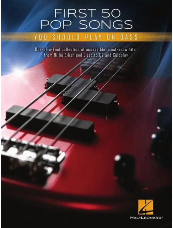 Novinka First 50 Pop Songs You Should Play on Bass (tabulatury na baskytaru)