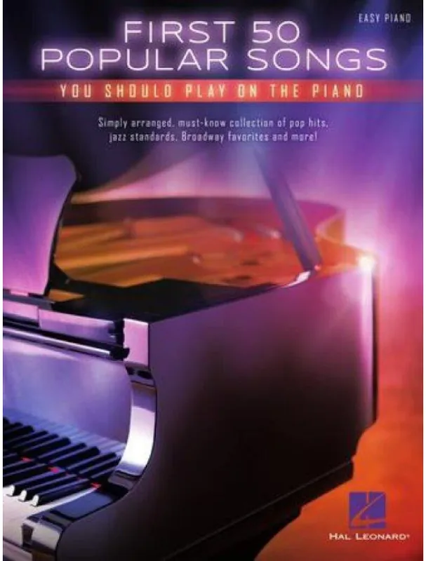 First 50 Popular Songs You Should Play on The Piano (noty na snadný klavír) Cenový Hit