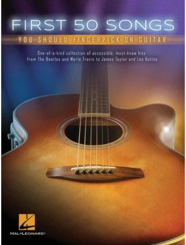 Akční Cena First 50 Songs You Should Fingerpick On Guitar (tabulatury na kytaru)