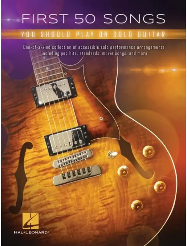 First 50 Songs You Should Play on Solo Guitar (noty, tabulatury na kytaru) Sezónní Sleva