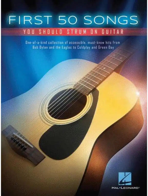 First 50 Songs You Should Strum On Guitar (akordy, tabulatury na kytaru) Sezónní Sleva