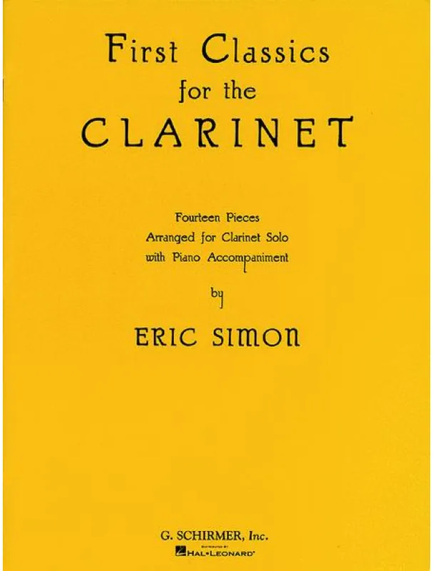First Classics for the Clarinet (noty na klarinet, klavír) Značkový