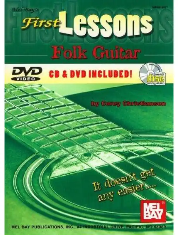 First Lessons Folk Guitar (noty na kytaru) (+CD & DVD) Horká Nabídka