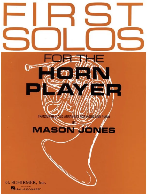 Originální First Solos for the Horn Player (noty na lesní roh, klavír)