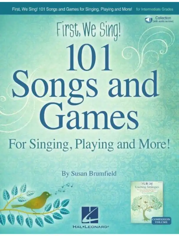Pouze Dnes First We Sing! 101 Songs & Games (noty na zpěv)(+audio)
