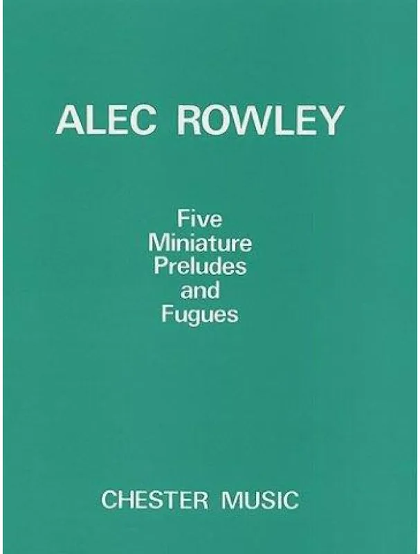 Five Miniature Preludes and Fugues (noty na sólo klavír) Speciální Cena