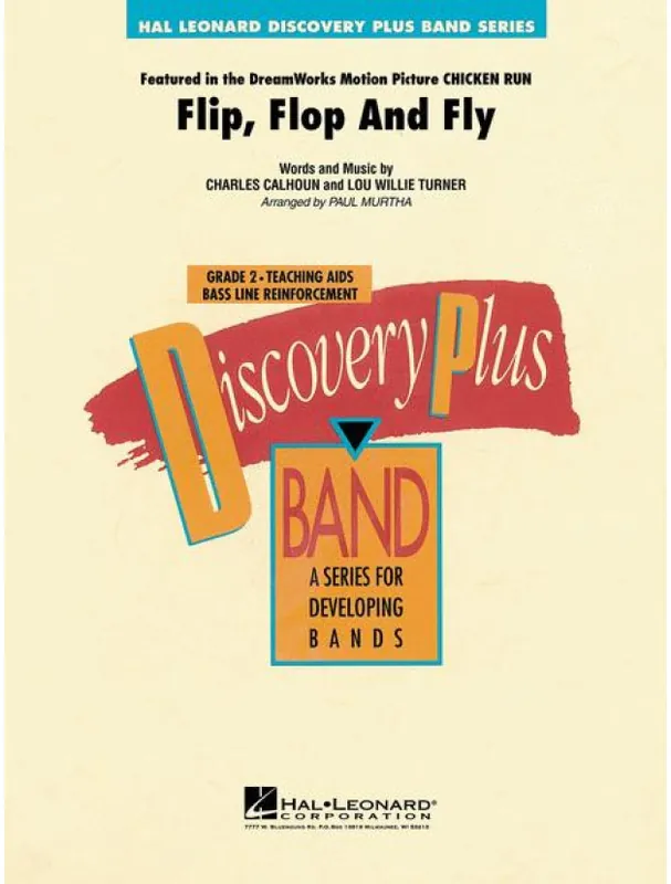 Flip, Flop & Fly from Chicken Run (snadné noty pro koncertní orchestr, party, partitura) Jen Po Omezenou Doba