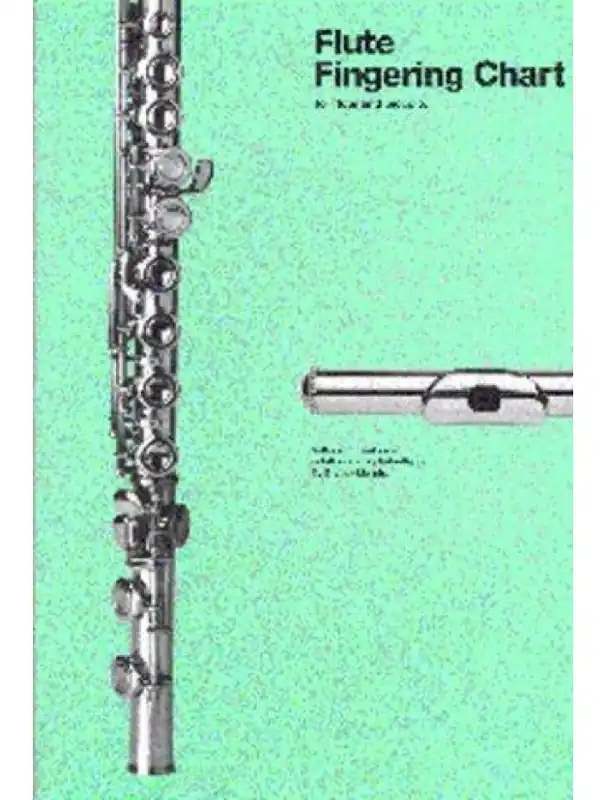 Flute Fingering Chart (flétnová tabulka, prstoklady) Nejprodávanější