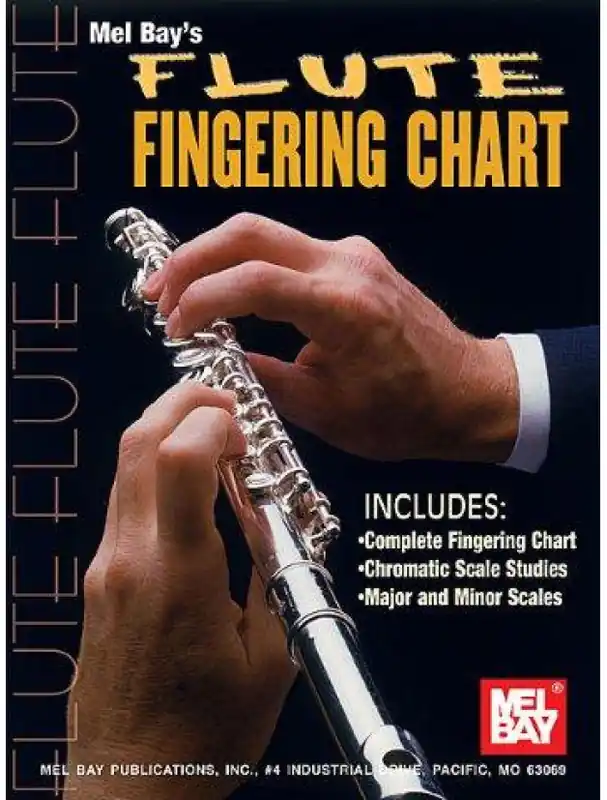Flute Fingering Chart (prstoklady pro příčnou flétnu) Cenově Výhodný