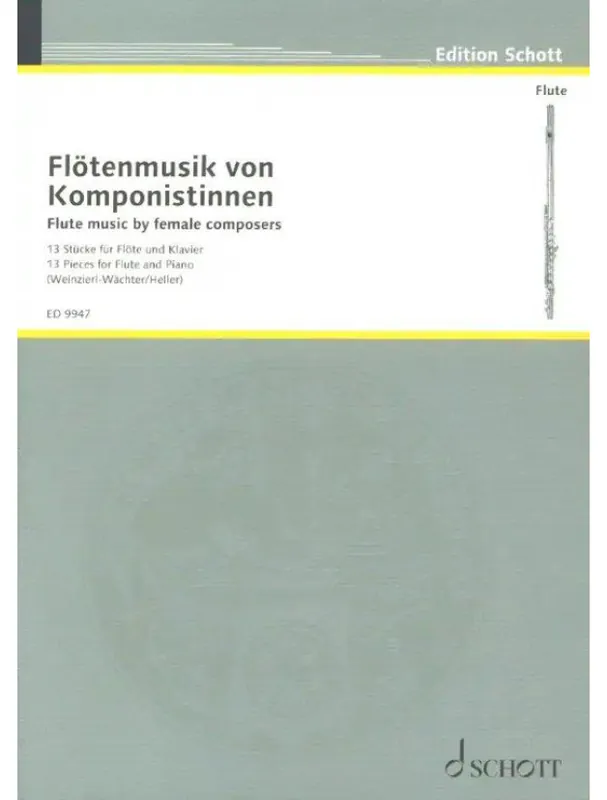 Oblíbený Flute Music By Female Composers (noty na příčnou flétnu, klavír)