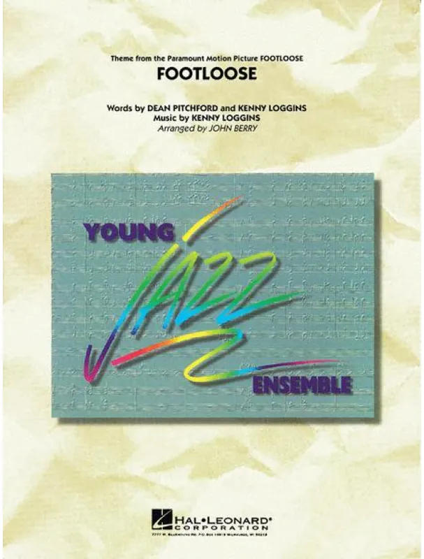 Footloose (noty pro jazzový orchestr, party, partitura) Autentický
