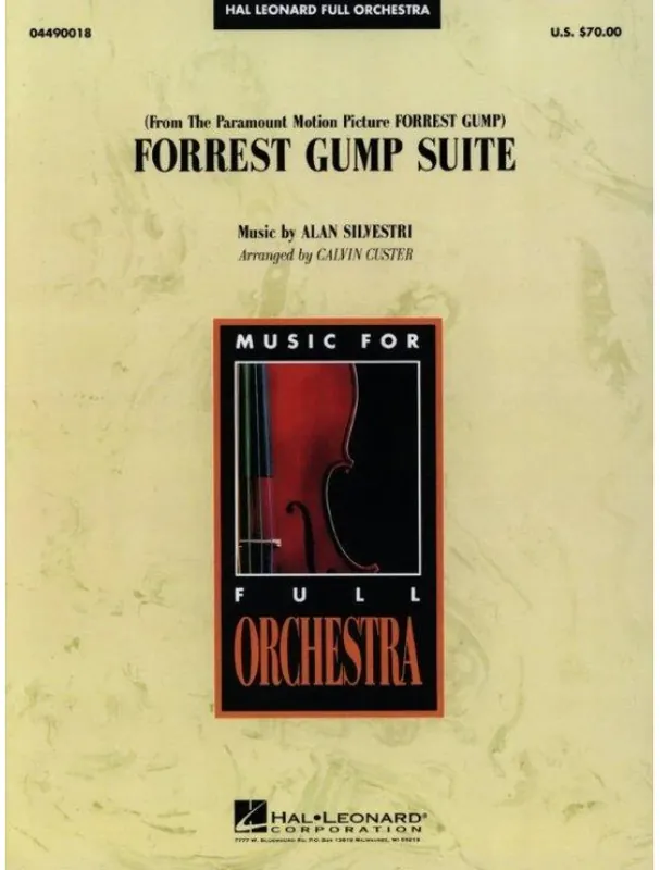 Sezónní Sleva Forrest Gump Suite (noty pro symfonický orchestr, party, partitura)