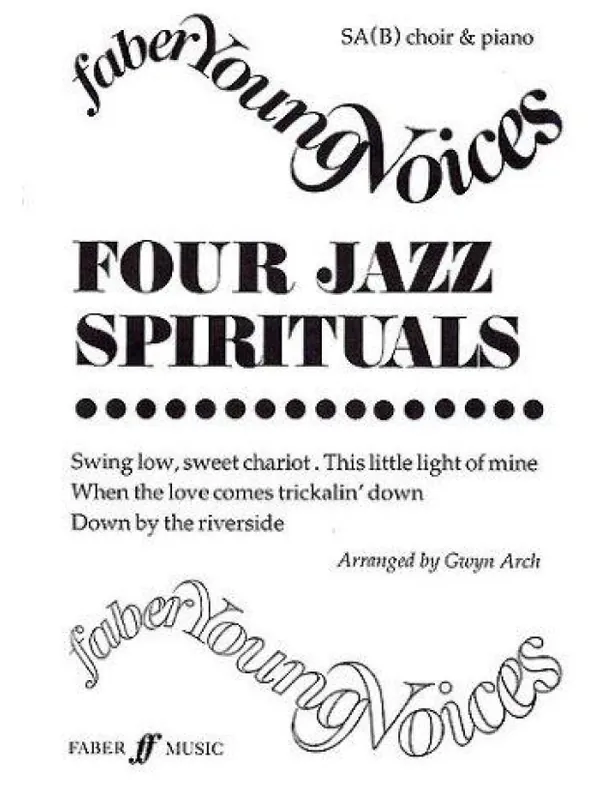 Akce Four Jazz Spirituals (Faber Young Voices) (SAB) (noty na sborový zpěv, klavír)