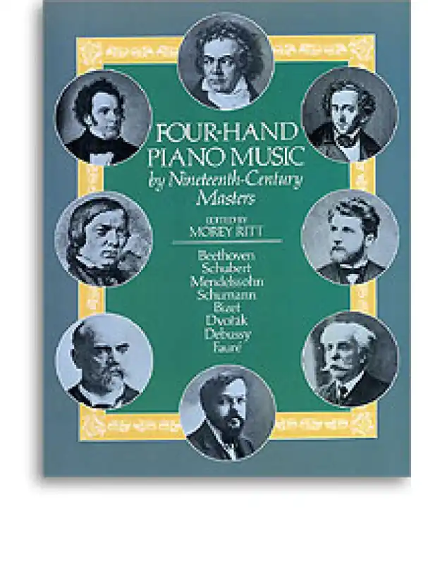 Autentický Four-Hand Piano Music By 19th-Century Masters (ed. Ritt) (noty, klavírní duet)