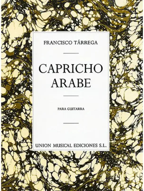 Expresní Doručení Francisco Tárrega Capricho Arabe (noty na kytaru)