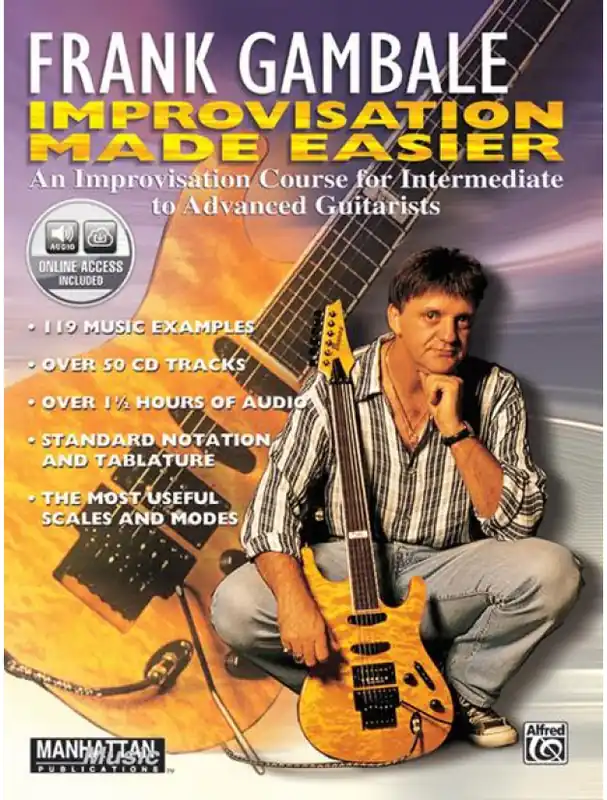 Sleva Frank Gambale Improvisation Made Easier (noty, tabulatury na kytaru) (+audio)