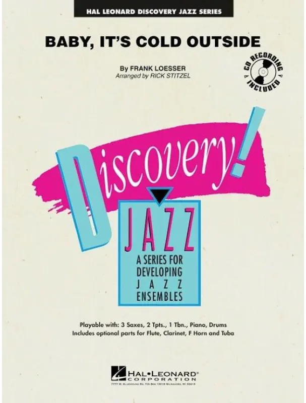 Frank Loesser Baby, It‘s Cold Outside (snadné noty pro jazzový soubor, party, partitura) Ihned K Objednání