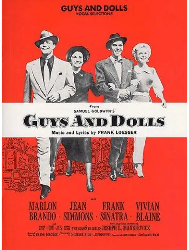 Poslední Šance Frank Loesser Guys And Dolls - Vocal Selections (noty, klavír, zpěv, kytara, akordy)