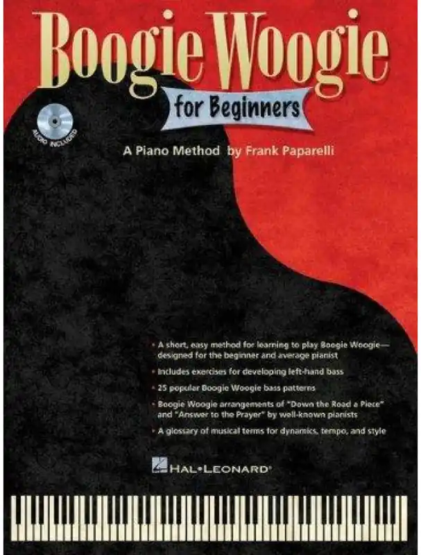 Frank Paparelli Boogie Woogie For Beginners (noty pro sólo klavír) (+audio) Vrácení Zdarma