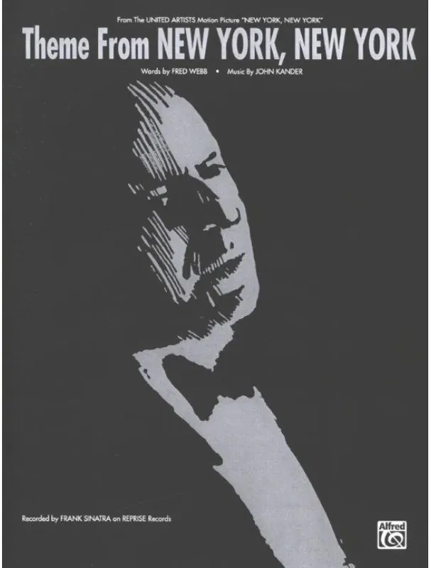 Frank Sinatra Theme from New York New York (noty na klavír, zpěv, akordy) Levný