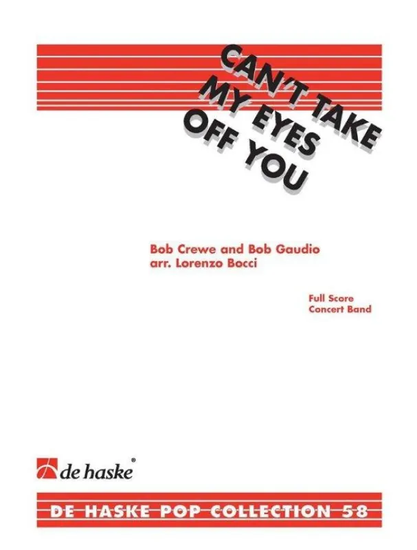 Víkendová Akce Frankie Valli Can‘t Take My Eyes Off You (noty pro koncertní orchestr, party, partitura)