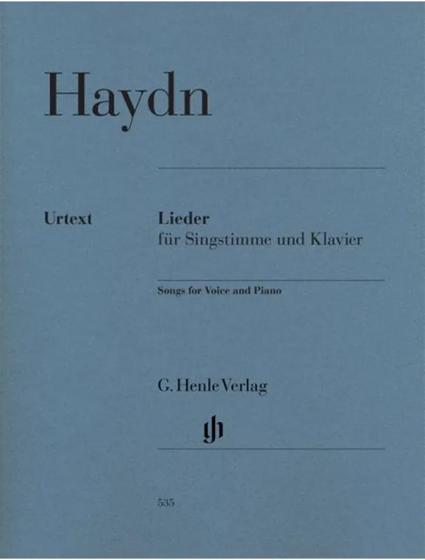 Víkendová Akce Franz Joseph Haydn Songs (noty na zpěv, klavír)