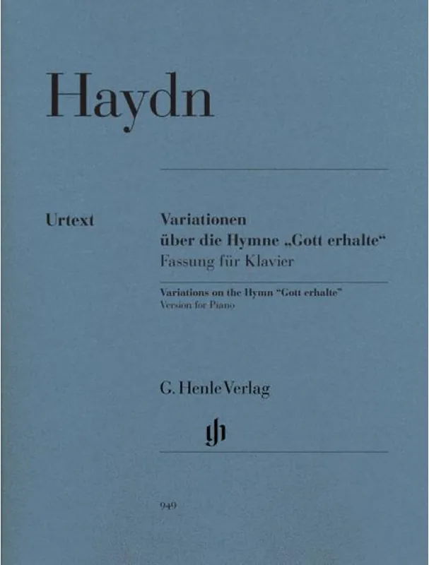 Víkendová Akce Franz Joseph Haydn Variations On The Hymn ‘Gott Erhalte‘ (noty na klavír)
