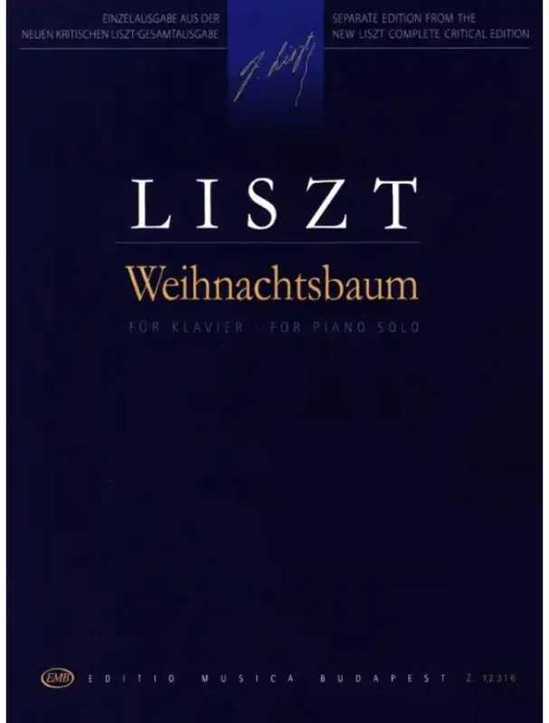 Franz Liszt Christmas Tree (noty na klavír) Ověřený