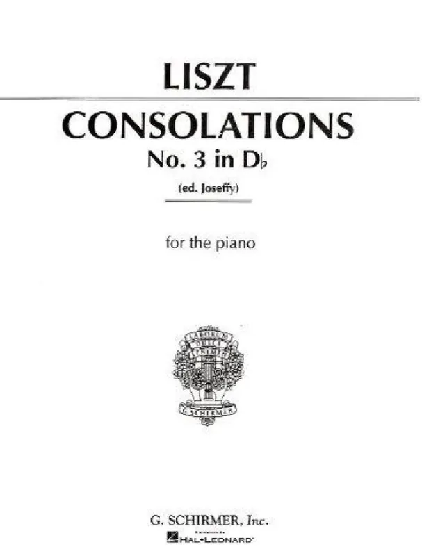 Franz Liszt Consolation No.3 In D Flat (noty na sólo klavír) Akční Nabídka